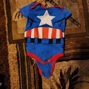 Captain America onsie